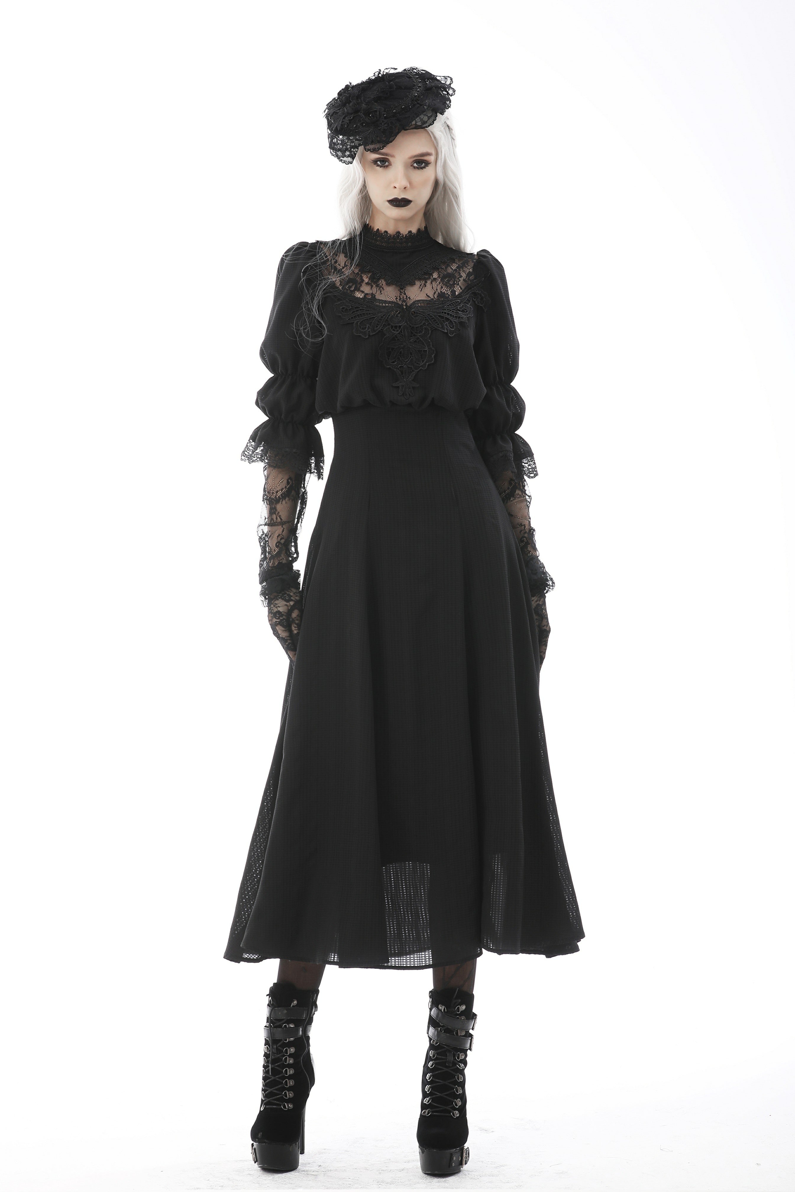 Wild Witch- Gothic Maxi Dress Dark in Love Wild Witch- Gothic Maxi Dress Dark in Love