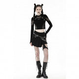 Edgy Eclectic - Punk Crop Top