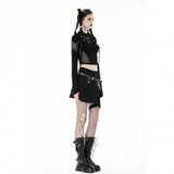 Edgy Eclectic - Punk Crop Top