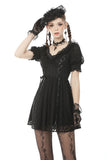 Onyx Geisha - Gothic Lace Babydoll Dress