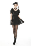 Onyx Geisha - Gothic Lace Babydoll Dress