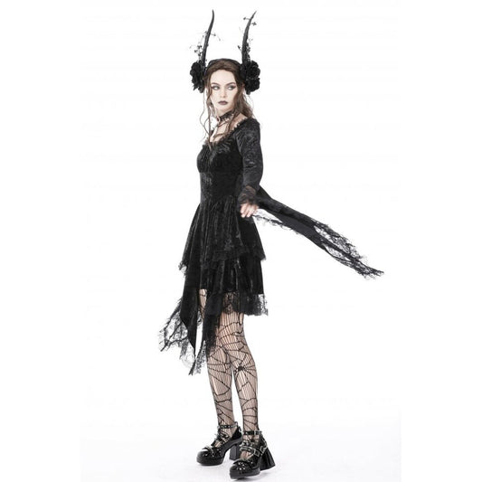 Lightless Dawn - Gothic Velvet Dress