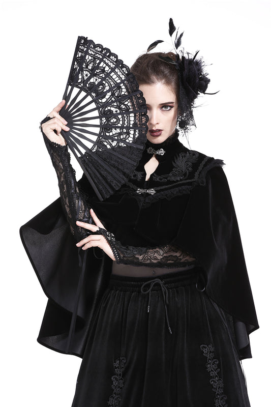 Ethereal - Victorian/Romantic Gothic Intricate Handfan