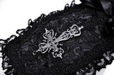 Obsidian Elegance - Gothic Lace Gloves