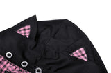 Feline Plaid - Hooded Lace Bolero