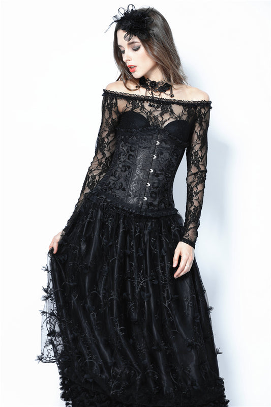 Miss Melancholia- Corset Underbust Waist Belt