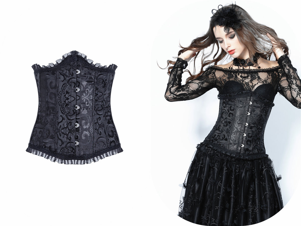 Miss Melancholia- Corset Underbust Waist Belt