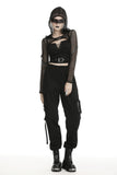 Revolter's Version: Punk Tie up Bust Starpped Corset