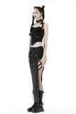 Assassin's Version - Black Cropped Gothic Tank Top