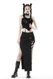 Assassin's Version - Black Cropped Gothic Tank Top