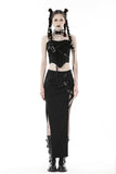 Assassin's Version - Black Cropped Gothic Tank Top