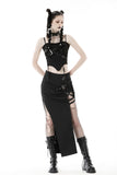 Assassin's Version - Black Cropped Gothic Tank Top