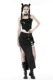 Assassin's Version - Black Cropped Gothic Tank Top