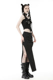 Assassin's Version - Black Cropped Gothic Tank Top