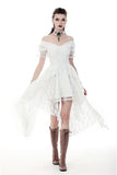 Woman in White: Steampunk Gothic Wedding Dress