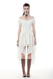 Woman in White: Steampunk Gothic Wedding Dress