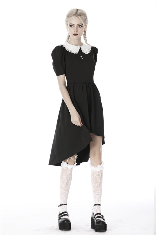 Utterly Bewitched: Black Lolita Cocktail Dress