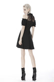 Haunting Haruko: Lolita Off-shoulder Bow Collar Dress