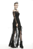 Maleficent - Gothic Dress with Bardot Neckline