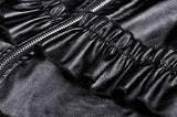 Deviant in Dress: Punk Faux Leather Strap Dress