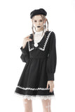 Dark Wonderland - Pleated Mini Dress