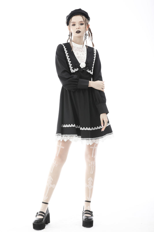 Dark Wonderland - Pleated Mini Dress