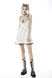 Yokai - Gothic Patterned Skater Dress