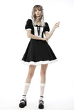 Umbra: Gothic Lolita Black and White Doll Dress