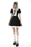 Umbra: Gothic Lolita Black and White Doll Dress