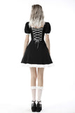 Umbra: Gothic Lolita Black and White Doll Dress