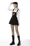 Artist's Version- Gothic Strapped Apron Dress