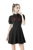 Her Heart ❤️: Gothic Lolita Black Heart Doll Dress