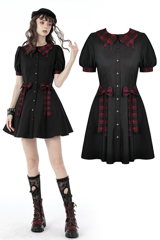 Li'l Ladybug: Black and Red Gothic Lolita Dress