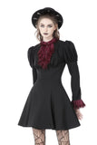 Nocnitsa: Gothic Black and Red Frilly Dress