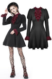 Nocnitsa: Gothic Black and Red Frilly Dress