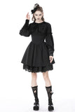 Lady Hamlet: Gothic Modest Knee-length Dress