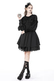 Lady Hamlet: Gothic Modest Knee-length Dress