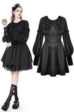 Lady Hamlet: Gothic Modest Knee-length Dress