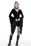 Mystic Feline - Gothic Hooded Dress