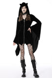 Mystic Feline - Gothic Hooded Dress