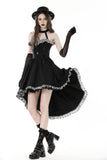 Starlight Melody - Skater Dress with Mesh Splicing