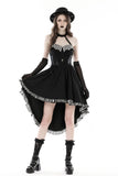 Starlight Melody - Skater Dress with Mesh Splicing