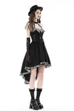 Starlight Melody - Skater Dress with Mesh Splicing