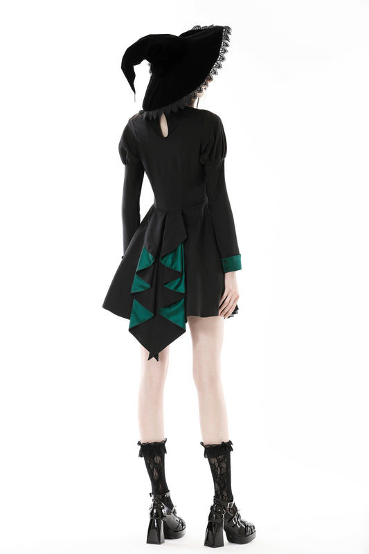 Jinx: Green and Black Witchery Dress