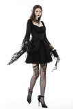 Cruel Fairy- Gothic Ethereal Dress with Sweetheart Neckline