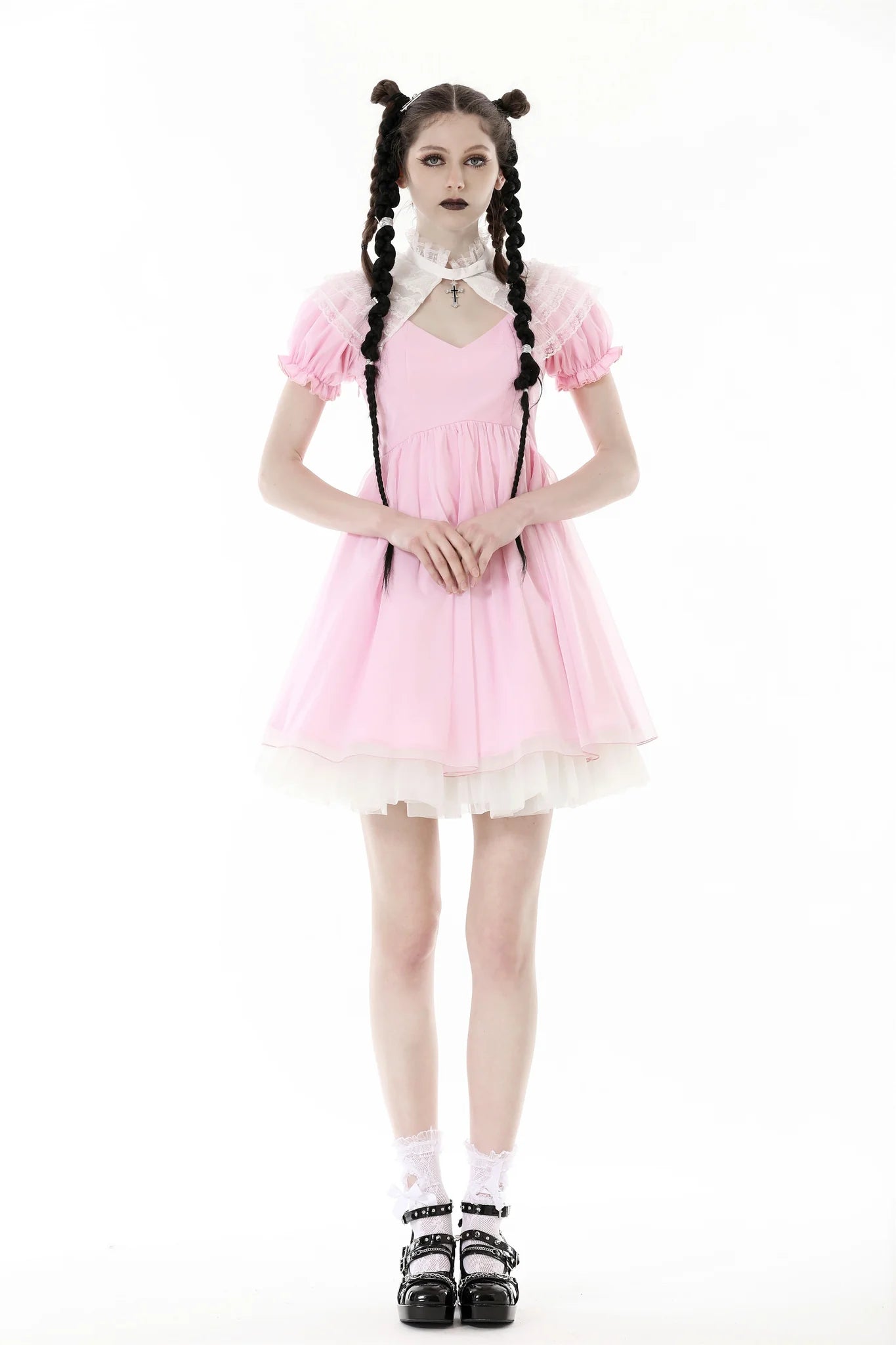 gothic pastel dress Goth 3 Piece Set a trip to Saturn or just a night out in the neitherworld pastel purple gothic lolita dress