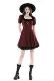 Crescent Powers- Doll dress with Checkered Print