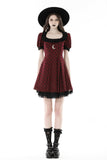 Crescent Powers- Doll dress with Checkered Print