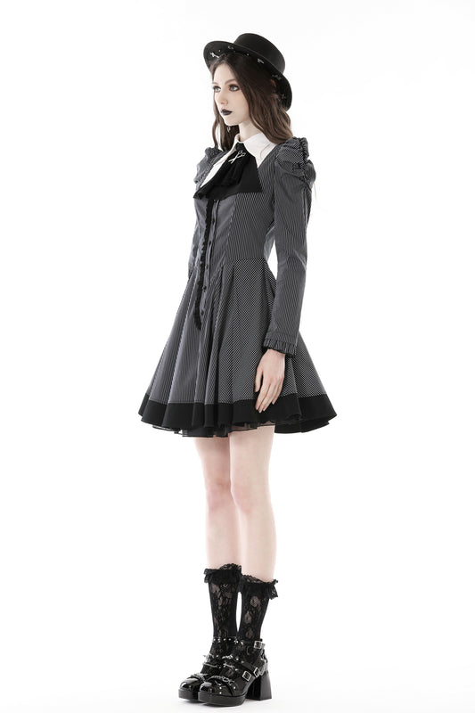 La Belle Dame Sans Merci- Button-down Gothic Dress