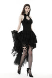 Juliette is Dead: Romantic Gothic Black Halter Dress